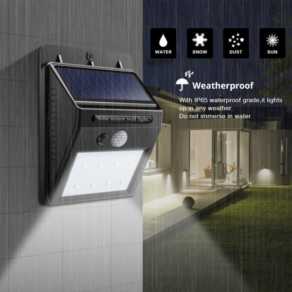 Solar Lights Outdoor 28 LED Wireless Waterproof Security Solar Motion Sensor Lights